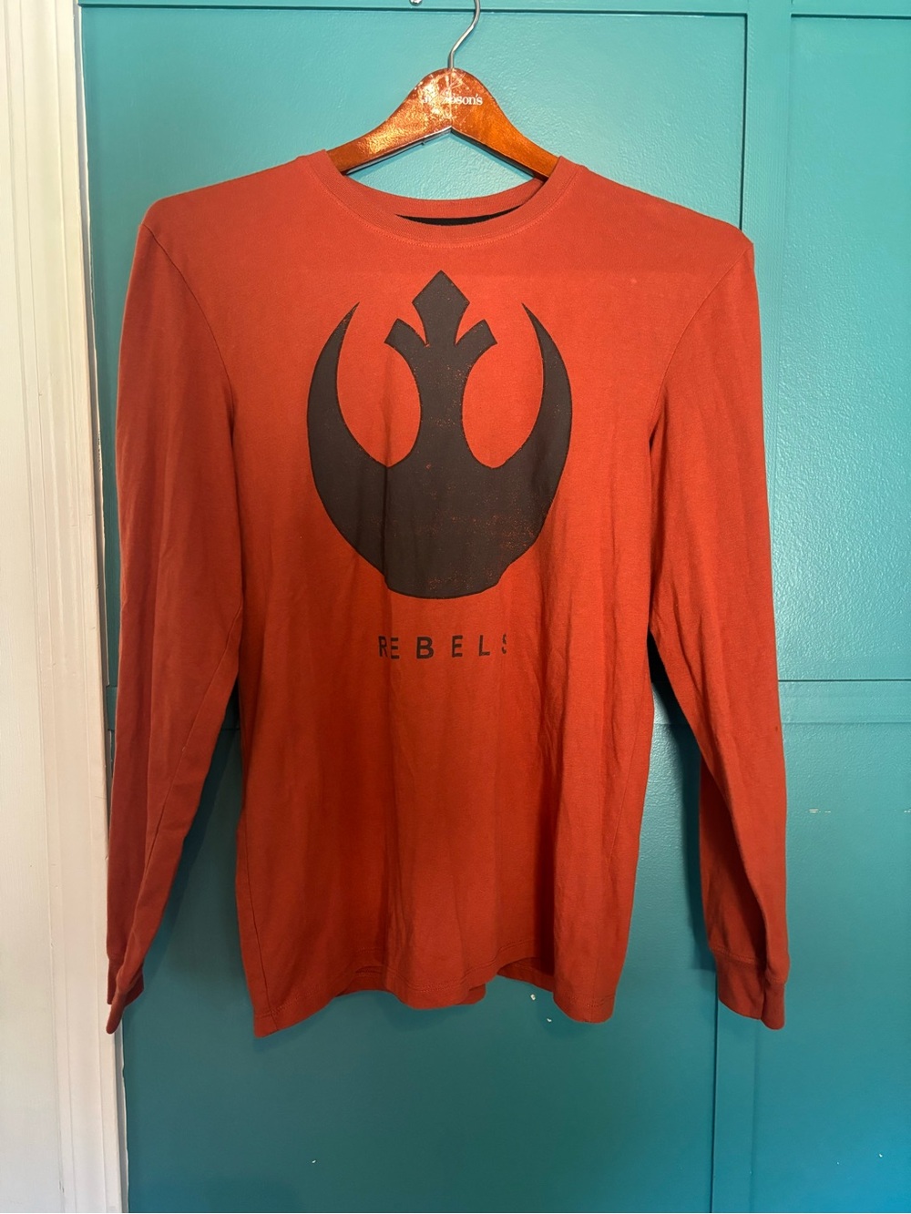 Star Wars Rebels Graphic Long-Sleeve Shirt - Rust Size Medium
